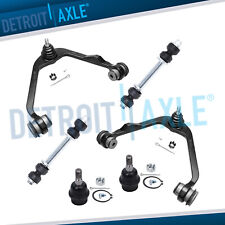 6pc Upper Control Arm Ball Joint Sway Bars For Ford F-150 Expedition 2wd Rwd