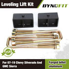 3 Rear Leveling Lift Kit For 07-19 Chevy Silverado Sierra Gm 1500 Block U Bolts