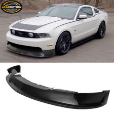 Fits 10-12 Ford Mustang Gt St Style Front Bumper Lip Spoiler Splitter Pu