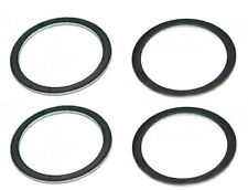 4 Pk Holley Fuel Inlet Fitting Gaskets 78 Id Rubber Coated Steel Carburetor