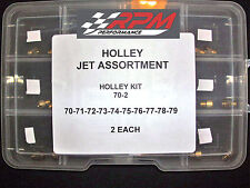 Holley Jet Kit Assortment Carb Carburetor Gas Main 70-79 2 Each 20 Pack 70-2