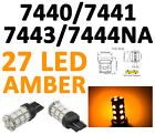 74407443 T20 27 Smd 5050 Led Amber Yellow Tail Turn Signal Car Light Bulb Lamp
