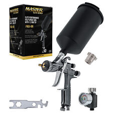 Master Elite Hvlp Touch Up Spray Gun 1.3mm Tip Air Pressure Regulator Detail