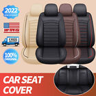 Luxury Leather Full Set Car Seat Covers For Dodge Challenger Charger Front Rear