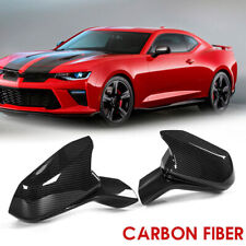 Carbon Fiber Mirror Covers For 2016 2017 2018 2019 2020 2021 2022 Chevy Camaro