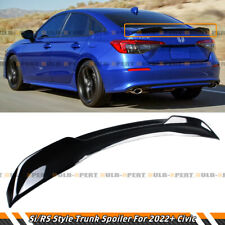 For 2022-2024 Honda Civic Si Style Painted Glossy Black Sport Trunk Spoiler Wing