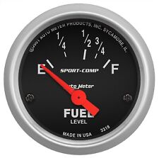 Auto Meter Fuel Level Air-core 2-116 Dashboard Sport-comp Gauge Single 3318