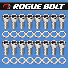 Bbc Header Bolts Stainless Steel Kit Big Block Chevy 396 402 427 454 502 Hot Rod