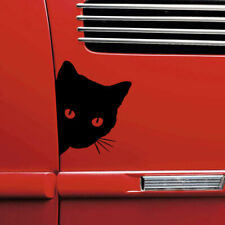 Black Peeking Cat For Car Bumper Window Wall Vinyl Decal Sticker