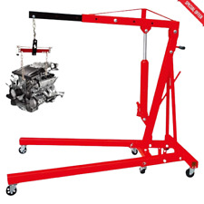 Heavy Duty Engine Hoist Leveler Cherry Picker Shop Crane Load Lift Tool 1500 Lbs