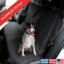 Suv Seat Cover Rear Back Car Pet Dog Travel Waterproof Bench Protector Mat Black