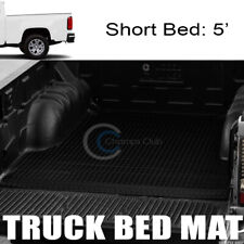 For 15-22 Coloradocanyon 5 Blk Rubber Diamond Truck Bed Trunk Mat Carpet Liner
