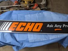 Echo Advertising Sign 8 X 48 Acrylic Dealer Item Previously Installed Man