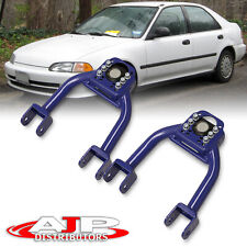 Adjustable Front Upper Control Arms Camber Kit Blue For 1992-1995 Honda Civic Eg