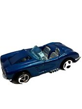 1994 Vintage Hot Wheels 1958 Chevy Corvette Convertible Hood Opens Pre-owned.