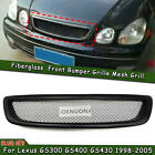 Fiberglass Front Bumper Grill Mesh For Lexus Gs300 Gs400 Gs430 1998-2005 Matte