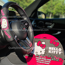  Authentic Hello Kitty Sanrio Pink Steering Wheel Cover