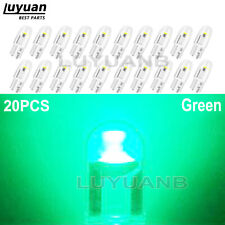 20pc Green T10 194 168 W5w 2825 Cob Led License Plate Interior Light Bulbs 6000k