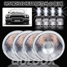4pcs 5.75 5-34 6000k Led Headlights Hilo Beam For Chevy Chevelle 1964-1970