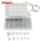285x 5-18mm Line Spring Clip Vacuum Fuel Hose Air Tube Band Clamp Assortment Kit