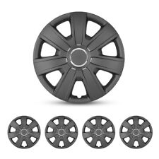 14 15 16 Set Of 4 Silverblack Wheel Covers Snap On Hub Caps Tiresteel Rim