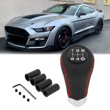 For Ford Mustang Gt Leather Manual 5 Speed Gear Stick Shifter Shift Knob Lever
