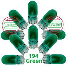10194 Green T10 Wedge Car Mini Bright Light Bulb W5w 5050 2825 158 192 168
