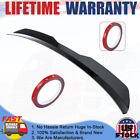 Universal Rear Roof Lip Spoiler Wing Abs Decoration Strips Carbon Fiber For Cars