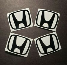 4 Car Logo Decal Wheel Center Caps For Honda Civic Accord Integra Vtec Si Crx