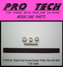 Ptmc 38 Supercharger Pulley Set Metal Cast W Belt 125 Lbr Model Parts Pro Tech