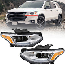 For 2018-2021 Chevy Traverse Headlight Hidxenon Led Drl Driverpassenger Side