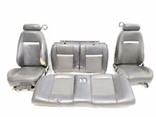 Set Of Mach 1 Seats Leather Has Wear Oem 03 04 Ford Mustang