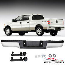 Chrome Rear Step Bumper Assembly Wo Sensor Holes For 2009-2014 Ford F150 F-150
