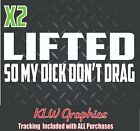 Lifted 6.7 Vinyl Decal Stickers Diesel Stacks Truck Usa 2500 6.0 7.3 Duramax