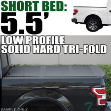 Topline For 2004-2014 Ford F150 5.5 Bed Low Profile Hard Tri Fold Tonneau Cover