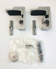 Genuine Thule Tracrac 41500 Tacoma Toolbox Mount Clamp Silver 2 Pieces