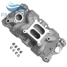 Fit Small Block Chevy 305 327 350 400 Dual Plane Intake Manifold 57-86 High Rise