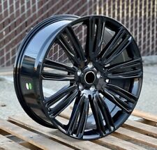 22 Wheels Fit Range Rover Discovery Hse Sport Dynamic Style 5x120 Black Set 4