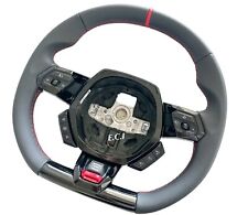 Genuine Oem Lamborghini Huracan Performante Evo Sto Leather Red Steering Wheel