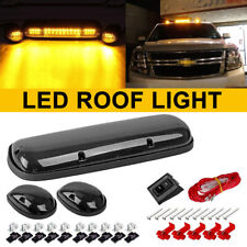 3pcs For 02-07 Chevy Silverado 1500 2500 3500 Smoke Roof Top Marker Led Lights