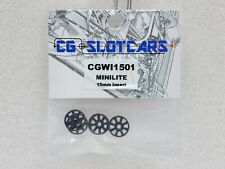 Cg Slotcars Cgwi1501 Minilite Wheel Inserts For 15mm Wheels 132 Slot Accessory