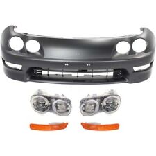 Bumper Cover Headlight For 98-2001 Acura Integra Set Of 5 Front
