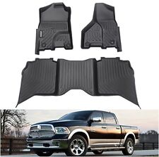 Fit 2013-2018 Ram 1500 2500 3500 Crew Cab Floor Mats All Weather 3d Tpe Liners