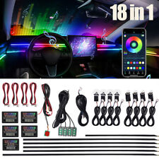 18 In 1 Symphony Dream Car Interior Ambient Lighting Full Led Bead Wireless Kit