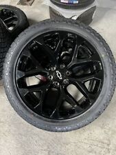 22 New Style Snowflake Gloss Black Wheels Rims 2854522 At Tires Chevy Gmc 6lug