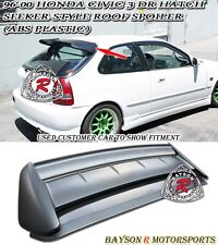 Fits 96-00 Honda Civic 3dr Sk-style Rear Roof Spoiler Wing Abs Plastic