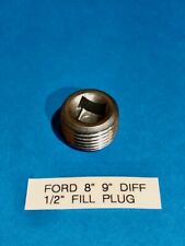 Ford 8 Inch 9 Inch Differential Case 12 Fill Plug 67-73 Mustang Shelby Cobra