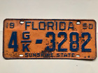 Vintage 1950 Florida License Plate Man Cave Dads Garage Chevy Ford Dodge Auto