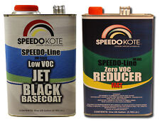 Jet Black 3.5 Voc Base Coat Kit 2 Gallon Kit Basecoat Reducer Smr-9700lv-kit