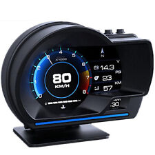 Multifunctional Digital Car Hud Obd2gps Speedometer Turbo Temp Gauge Fault Code